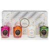 Voluspa Maison Holiday Collection 4 Votive Candle Set 