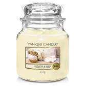 Yankee Candle Soft Wool & Amber Doftljus Medium 