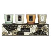Voluspa Giftset 4 Pedestal Candle Japonica Holiday 