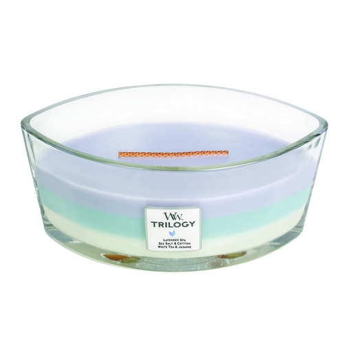 WoodWick Candela profumata in vetro Calming Retreat Trilogy